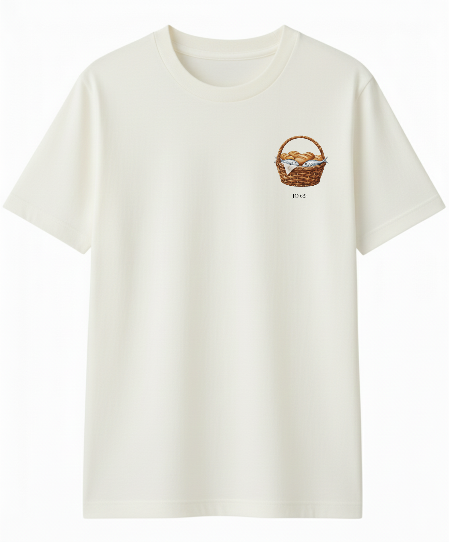 Camisa Oversized Premium Passagens Pão e Peixe - Jo 6:9