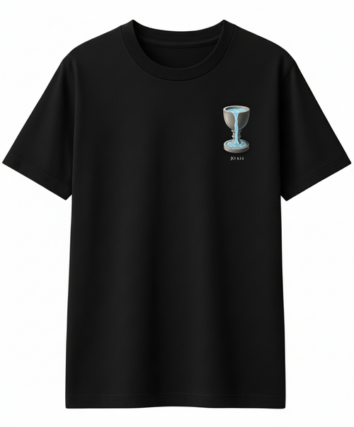 Camisa Oversized Premium Passagens Fonte de Água - João 4:14