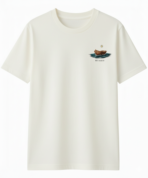 Camisa Oversized Premium Passagens Sob as Águas - Mt 14:22-23