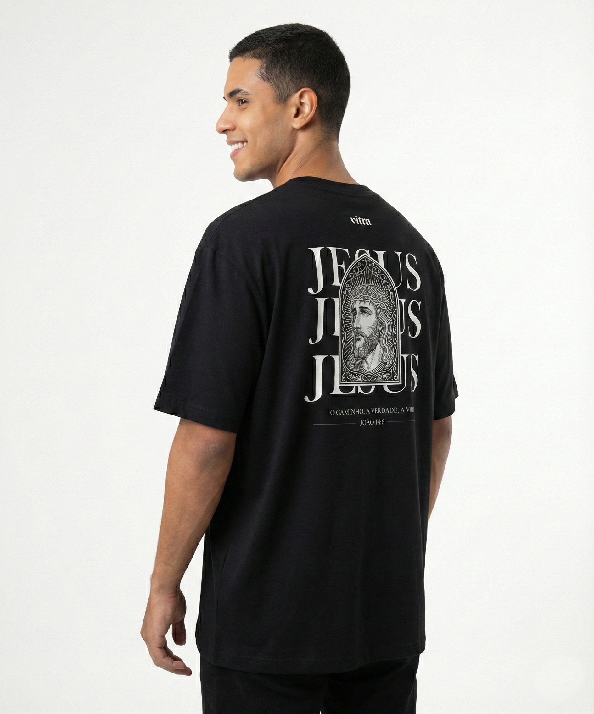 Oversized Premium Vitral - Jesus Cristo