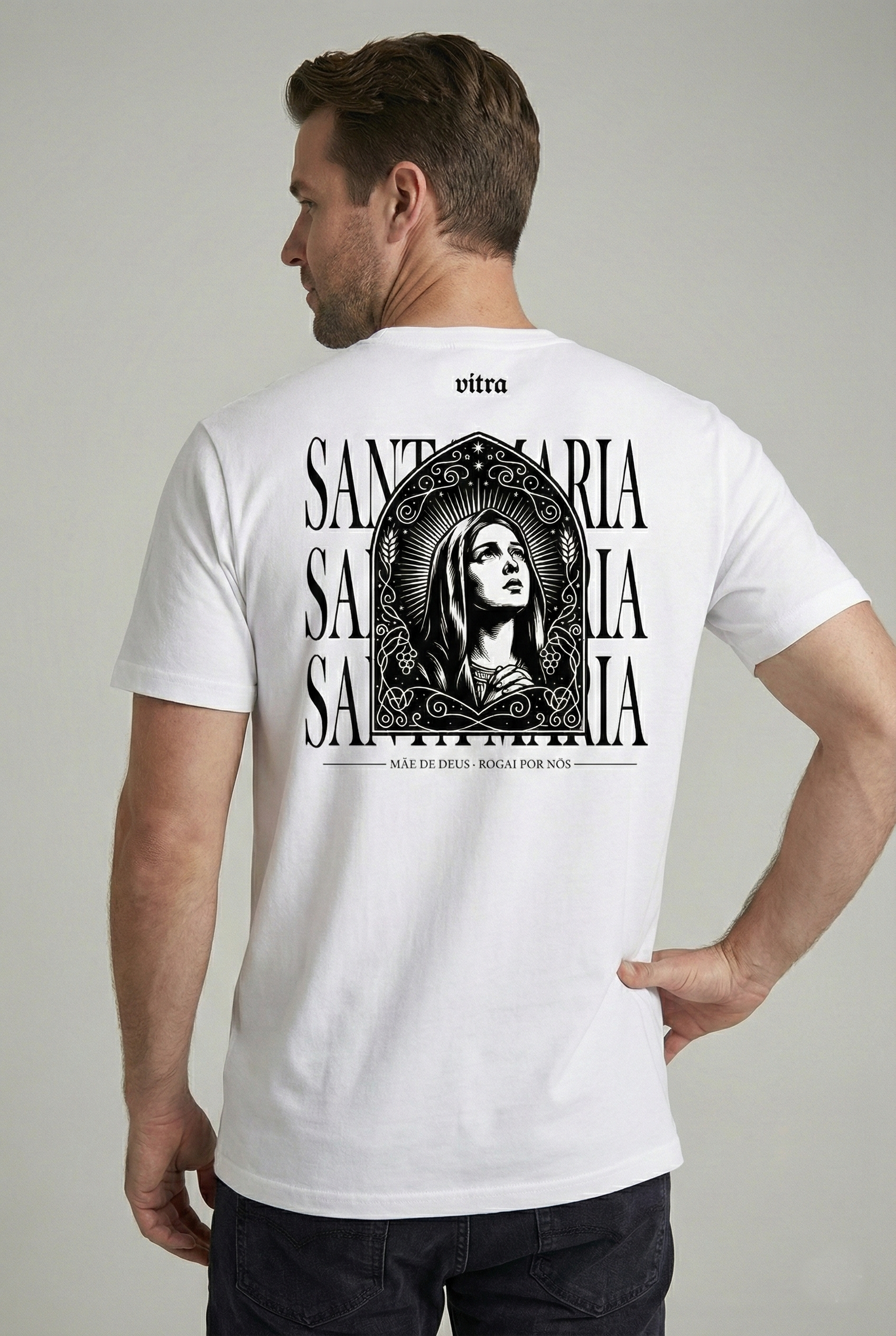 Camiseta Premium Vitral - Santa Maria