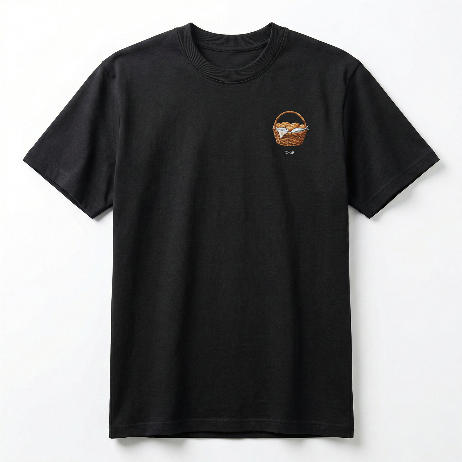 Camiseta Premium Passagens Pão e Peixe - Jo 6:9