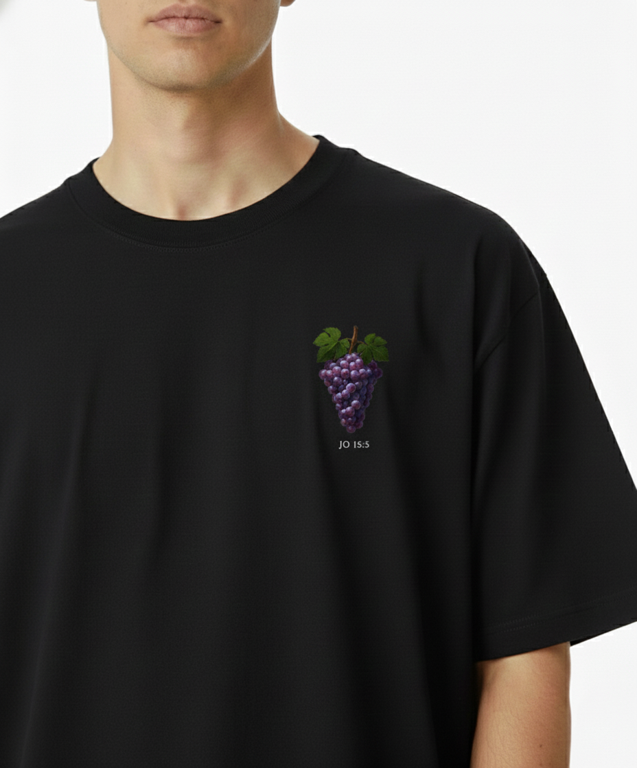 Camisa Oversized Premium Passagens Videira - Jo 15:5