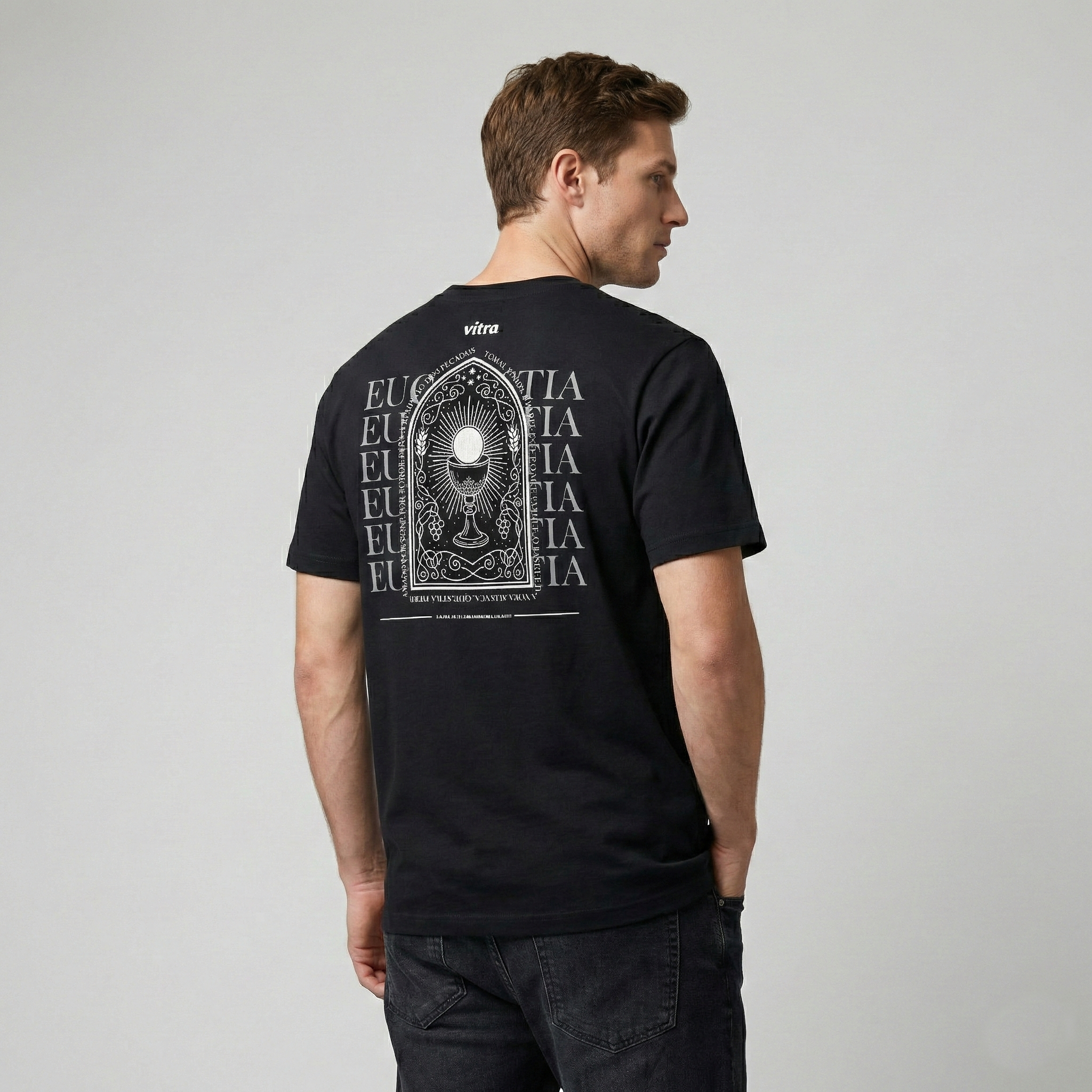 Camiseta Premium Vitral - Eucaristia