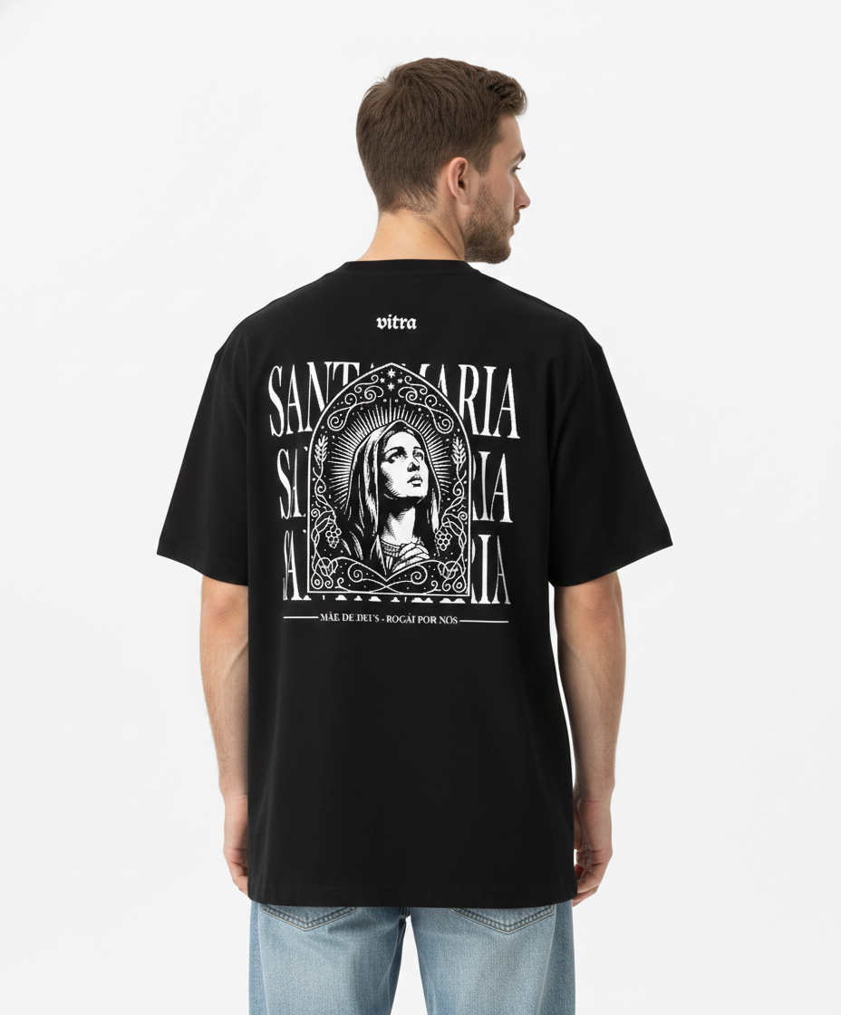 Oversized Premium Vitral - Santa Maria