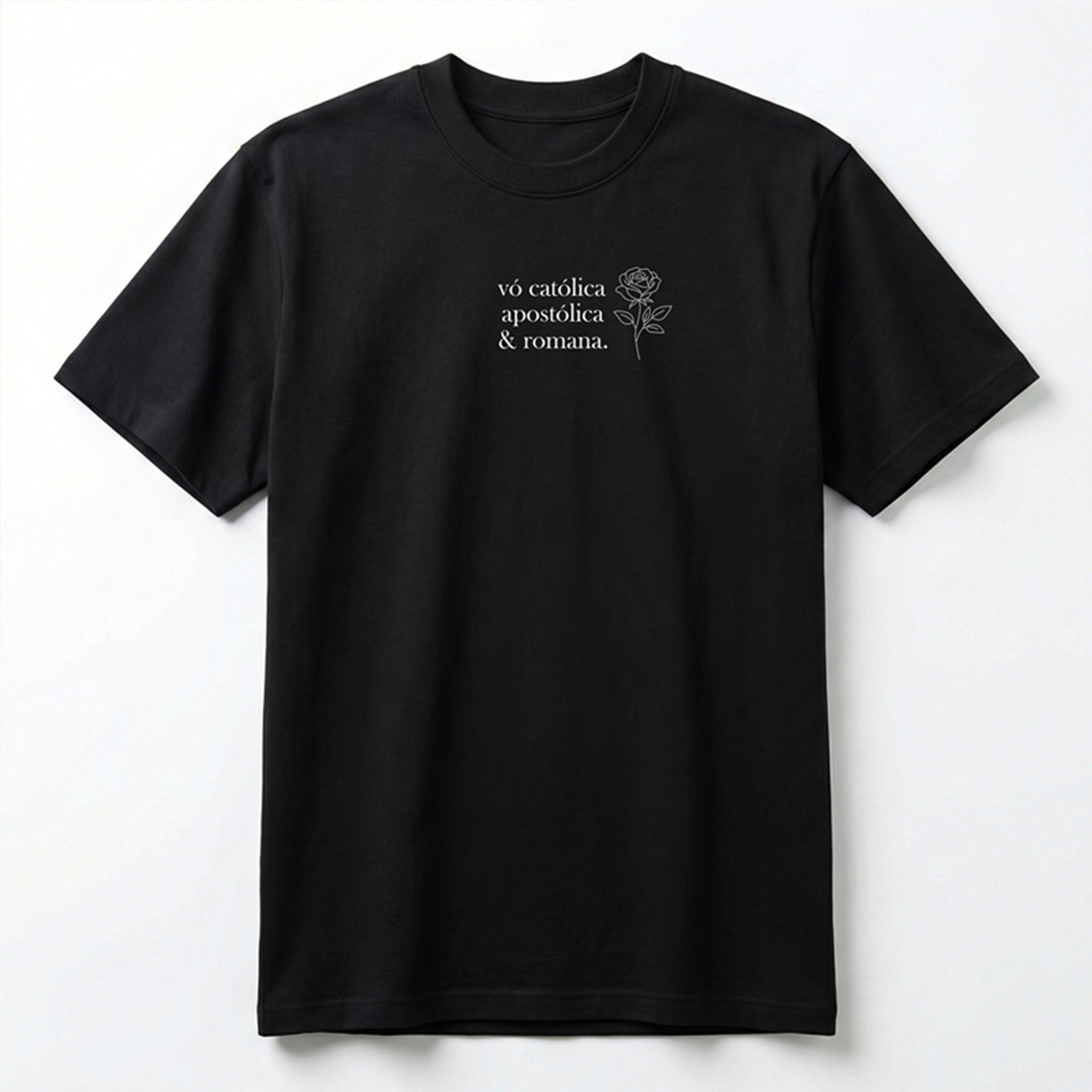 Camiseta Premium - Vó Católica, Apostólica e Romana.