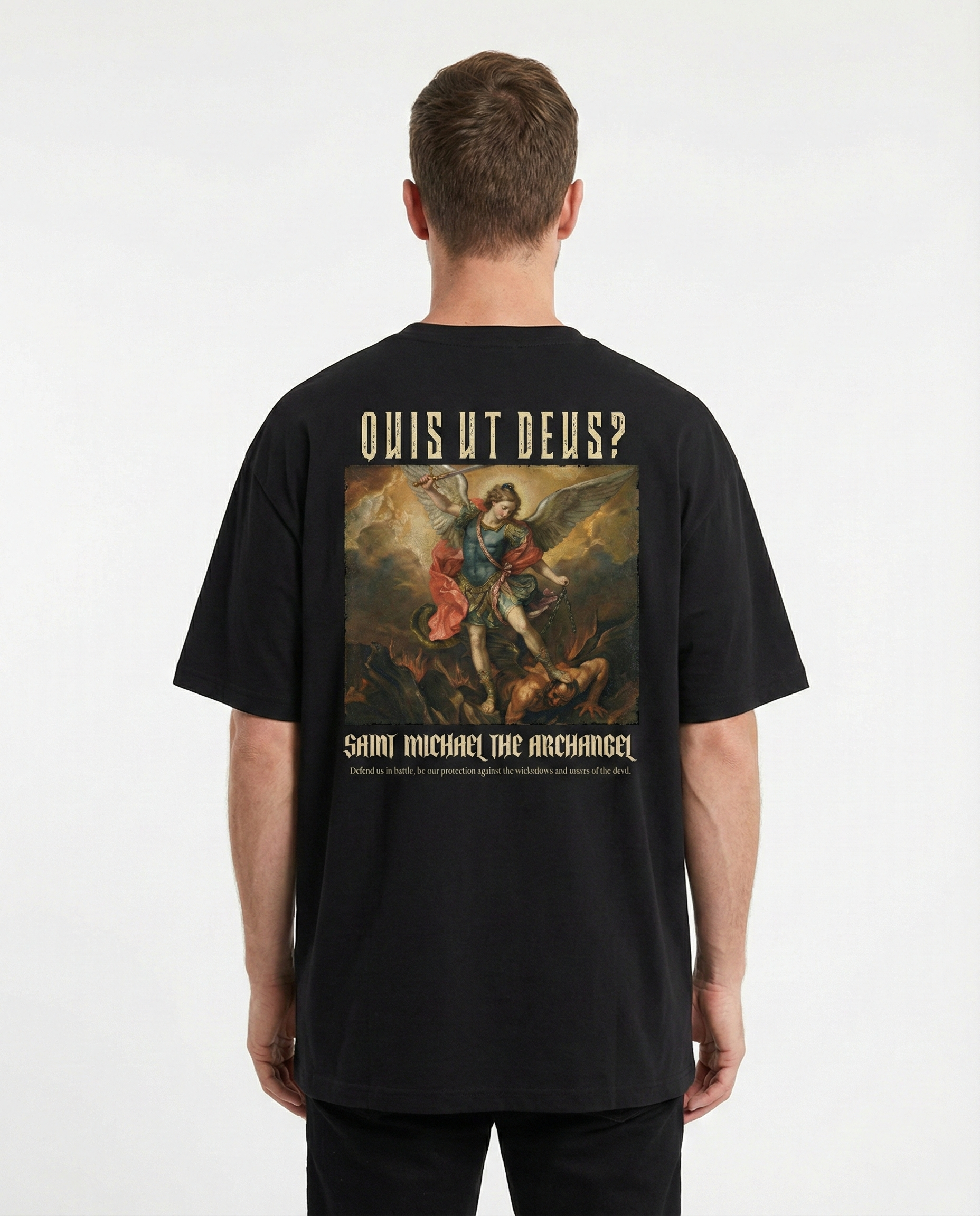 Oversized Premium São Miguel de Arcanjo - Quis Ut Deus?